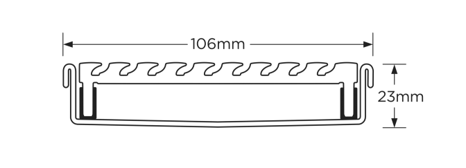 100AAi20MTL-Black Linear Drain