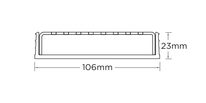 100MNDGBL20 Linear Drain