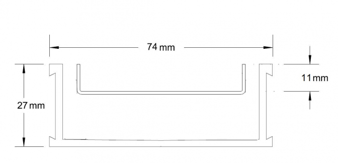 65TiGALLBL25 Tile Insert Drain